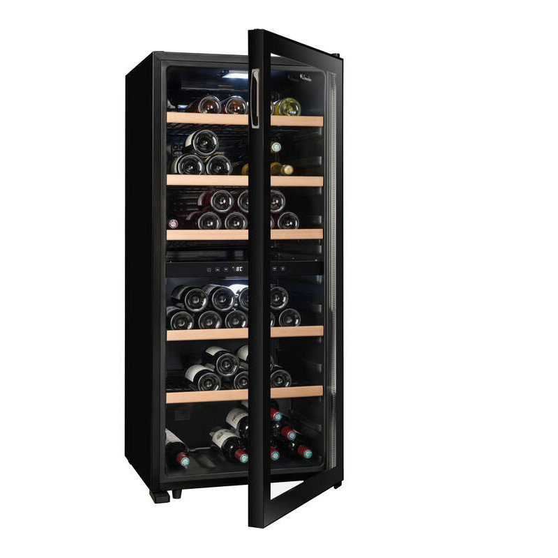 Dual Zone Wine Cooler LS102DZBLACK 102 Bottles - La Sommelière